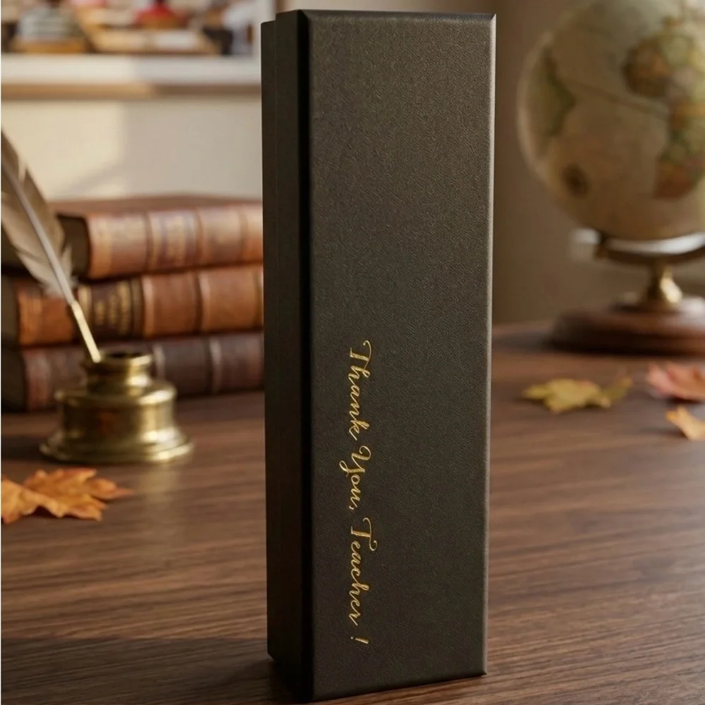 Elegant Black and Gold Pen teacher gift pens